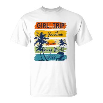 Girl's Trip Key West Florida 2022 Vacation Friend Girls T-Shirt | Mazezy