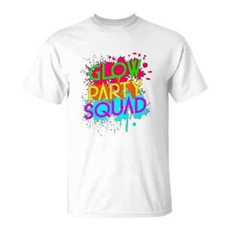 Glow Party Squad Funny T-Shirt | Mazezy