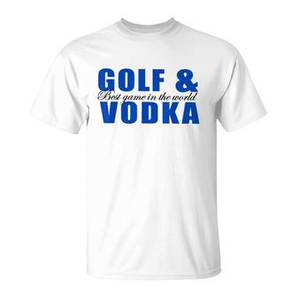 Golf And Vodka T-Shirt | Mazezy