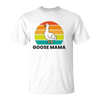 Goose Mom Goose Mama T-Shirt | Mazezy