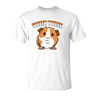 Guinea Pig Wheek Pigs Cavy Lover Guinea Pig Mom T-Shirt | Mazezy