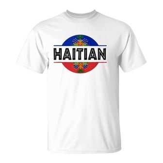 Haitian Flag Haiti Coat Of Arm Haiti Day Pride T-Shirt | Mazezy