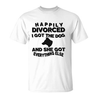 Happily Divorced T-Shirt | Mazezy
