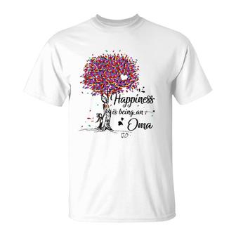 Happiness Is Being An Omacute Mother's Day Gifts T-Shirt | Mazezy