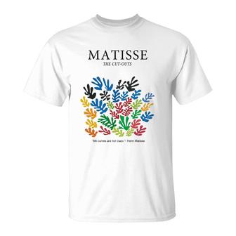 Henri Matisse Cut Outs Artwork T-Shirt | Mazezy AU