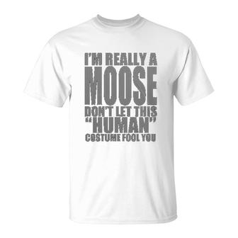 Human Moose Costume New T-Shirt | Mazezy