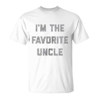 I Am The Favorite Uncle T-Shirt | Mazezy