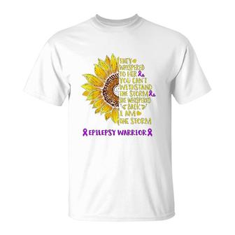 I Am The Storm Epilepsy Warrior T-Shirt | Mazezy