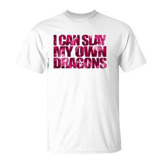 I Can Slay My Own Dragon - Empowering Girls T-Shirt | Mazezy AU
