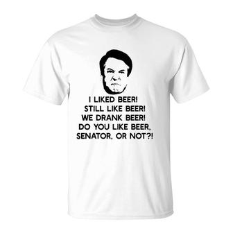 I Like Beer Angry Drinking Brett Kavanaugh Meme T-Shirt | Mazezy