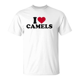 I Love Camels Men Women Gift T-Shirt | Mazezy