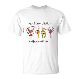 I Love Rhythmic Gymnastics T-Shirt | Mazezy UK