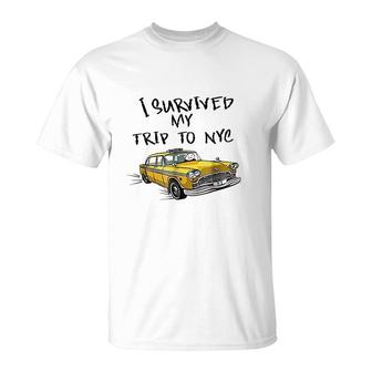 I Survived My Trip To Nyc T-Shirt | Mazezy