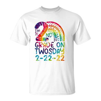 I'm In 2Nd Grade On Twosday 2-22-22 Tie Dye 22Nd February T-Shirt | Mazezy
