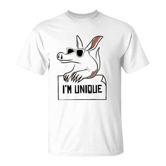 I'm Unique Aardvark Lovers Gift Tee T-Shirt | Mazezy