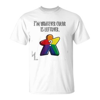 I'm Whatever Color Meeple Board Games T-Shirt | Mazezy