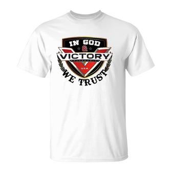 In God And Victory We Trust T-Shirt | Mazezy