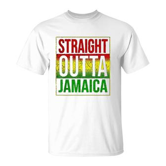 Jamaica Straight Outta Jamaica Gift T-Shirt | Mazezy