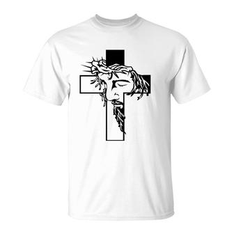 Jesus Cross Christian Religious Belief God Lovers Gift T-Shirt | Mazezy