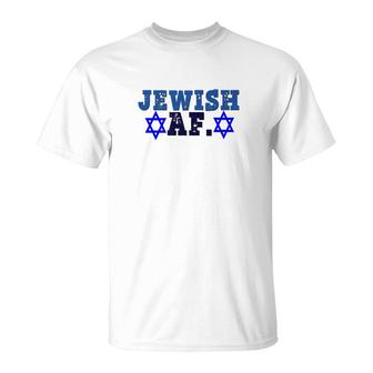 Jewish Af Funny Jew Israel Star Of David Gift T-Shirt - Thegiftio UK