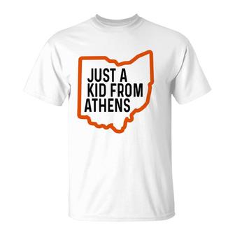 Just A Kid From Athens Ohio Cincinnati Burr Oh T-Shirt
