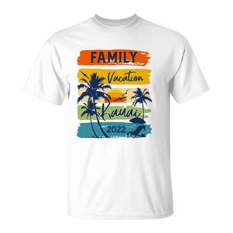 Kauai Hawaii Hawaiian Vacation 2022 Matching Family Group T-Shirt | Mazezy