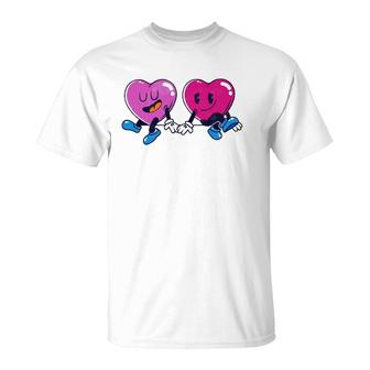 Kawaii Conversation Hearts Valentine's Day T-Shirt | Mazezy DE