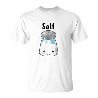 Kawaii Salt Pepper Halloween Costume Best Friend T-Shirt - Seseable
