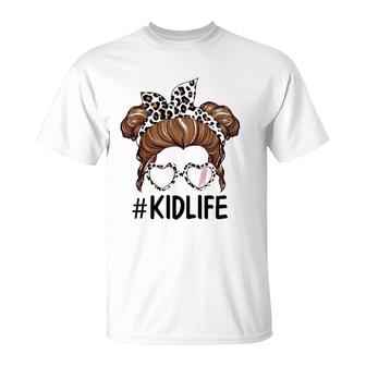 Kids Kidlife Momlife Mama And Mini Mommy And Me Matching Outfit T-Shirt | Mazezy