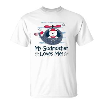 Kids My Godmother Loves Me Godson T-Shirt | Mazezy