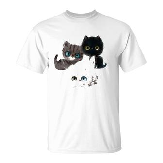 Kitten Lover T Cute Kitten Tees Cat Lover Cat T-Shirt | Mazezy