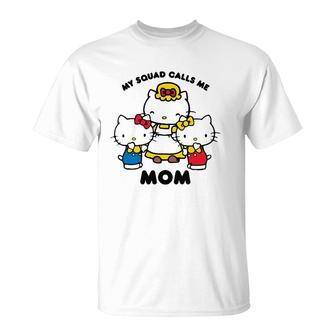 Kitty Mom Squad Mother Gift T-Shirt