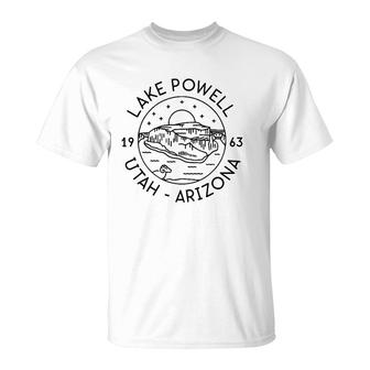 Lake Powell Reservoir 1963 Utah Arizona T-Shirt | Mazezy