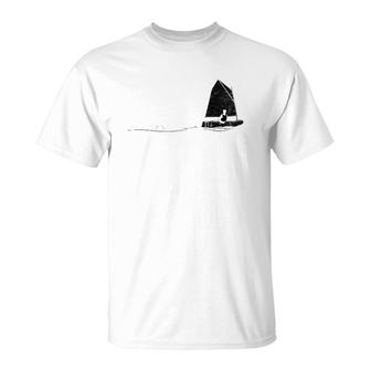 Laser Dinghy Sailing Upwind Speed Sail Boat Optimist Sailor T-Shirt | Mazezy