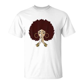 Living My Best Life Black Girl Magic T-Shirt | Mazezy
