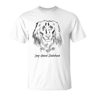 Long Haired Dachshund Dog Lover Gift T-Shirt