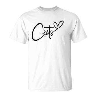 Love Cats Cute Cats Lover T-Shirt | Mazezy