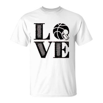 Love Coach Basketball T-Shirt | Mazezy