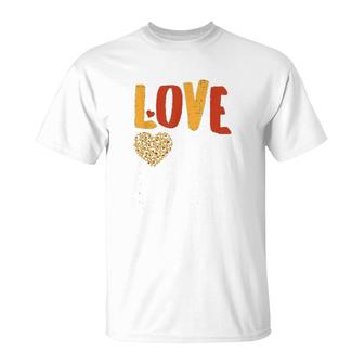 Love Like Jesus Leopard Heart God T-shirt - Thegiftio UK