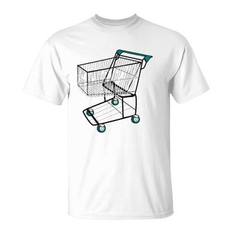 Love Shopping Supermarket Grocery Store Cart T-Shirt | Mazezy