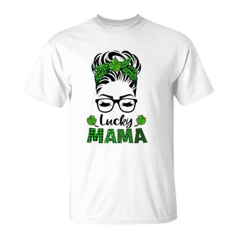 Lucky Mama Happy St Patrick's Day T-Shirt | Mazezy