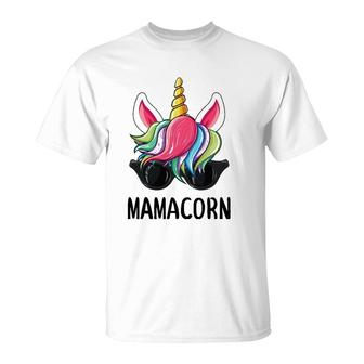 Mamacorn Mom Funny Unicorn For Mother's Day Gifts T-Shirt | Mazezy
