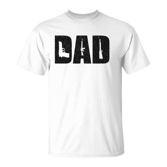 Mens Dad And Guns Collection Vintage Father's Day T-Shirt | Mazezy AU