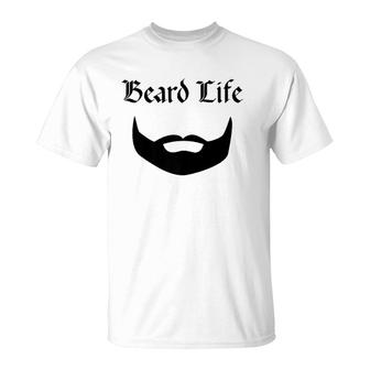 Mens Men's Beard Life Gift T-Shirt | Mazezy