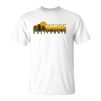 Modoc National Forest Vintage Retro T-Shirt | Mazezy