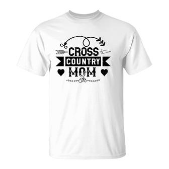 Mom Mother's Day Gift - Cross Country Mom T-Shirt | Mazezy