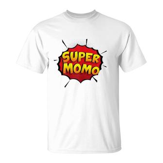 Momo Gift Super Momo Grandma Mother's Day Gifts T-Shirt | Mazezy