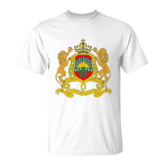 Morocco Coat Of Arms T-Shirt | Mazezy