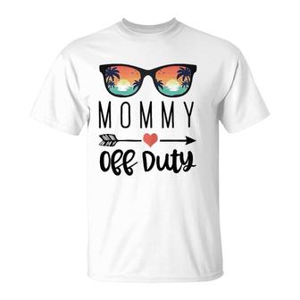 Mother Gift Sunglass Design Mommy Off Duty T-Shirt | Mazezy