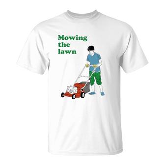 Mowing The Lawn Men Women Gift T-Shirt | Mazezy DE